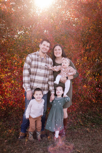 Graham Jones with his family